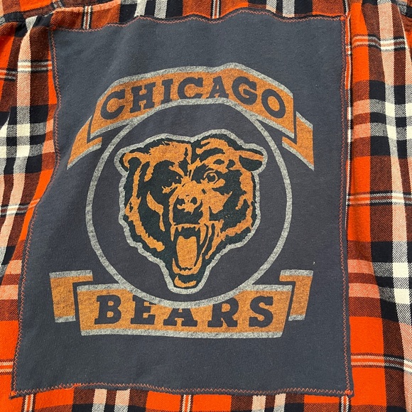 CHICAGO BEARS Flannel Shirt - Medium - Picture 3 of 4